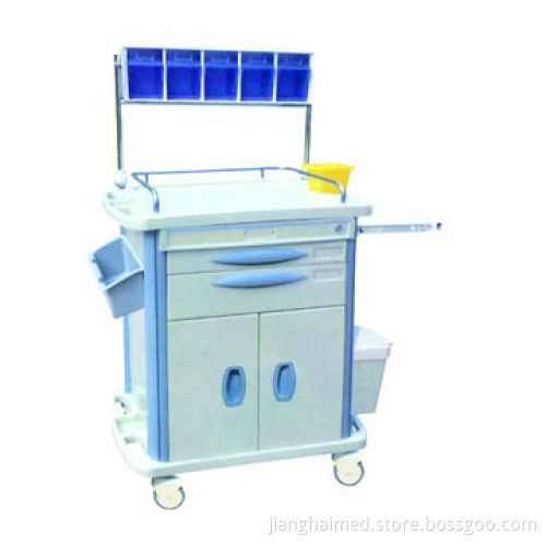 Top Medical Anesthesia Serving Trolley, Made of ABS Plastic, ISO 9001 and CE Certified